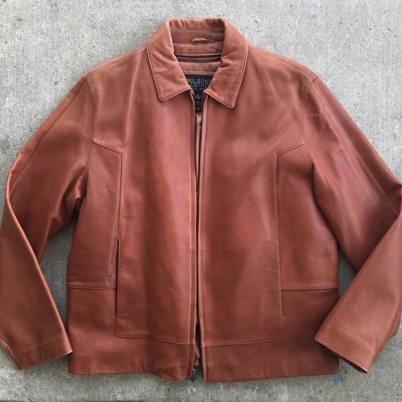 SOLD Wilson's Leather | Vintage Mens Coat - Picture 9 of 9